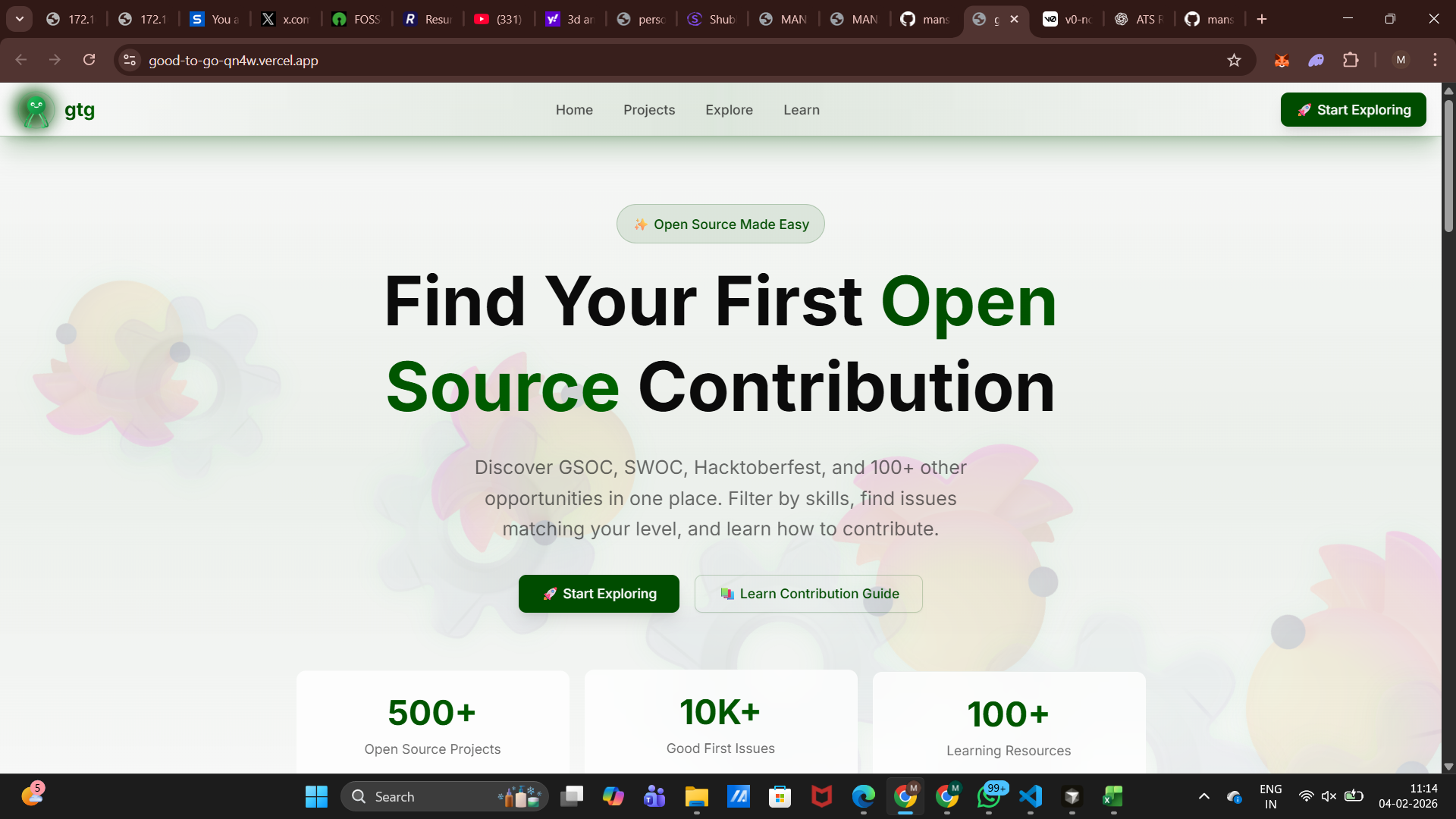Good-to-Go – Open Source Discovery Platform